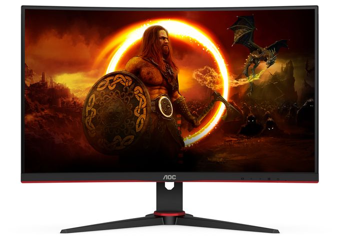 Full HD Monitor 59,9 cm (23.6 Zoll) 16:9 4 ms 250 cd/m²  C24G2AE/BK (Schwarz, Rot) 