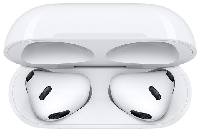 In-Ear Bluetooth Kopfhörer kabellos 6 h Laufzeit IPX4  AirPods (3.Gen) (Weiß) 