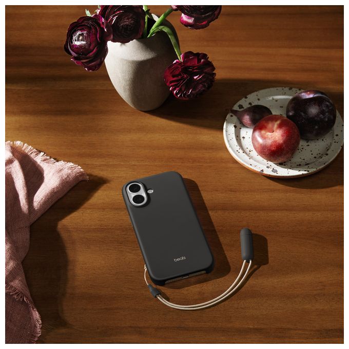 Cover für Apple iPhone 17  Beats Kickstand Case mit MagSafe (Granit, Grau) 