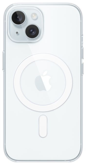 Cover für Apple iPhone 15  Clear Case mit MagSafe (Transparent) 