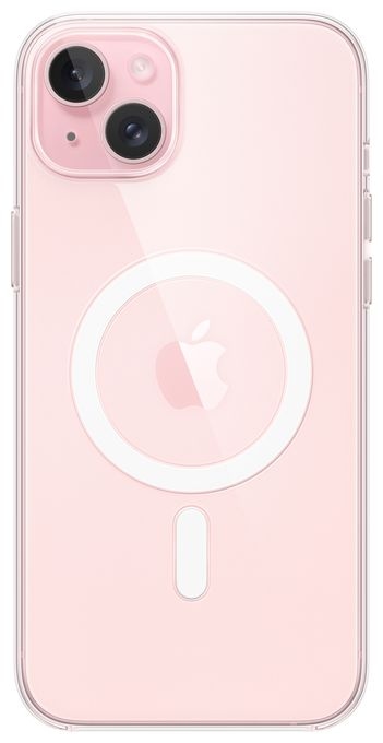 Cover für Apple iPhone 15 Plus  Clear Case mit MagSafe (Transparent) 
