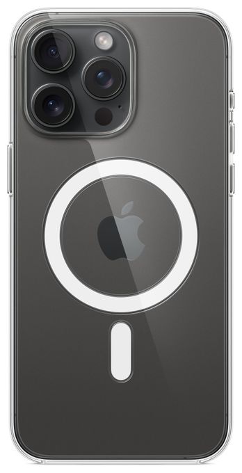 Cover für Apple iPhone 15 Pro Max  Clear Case mit MagSafe (Transparent) 
