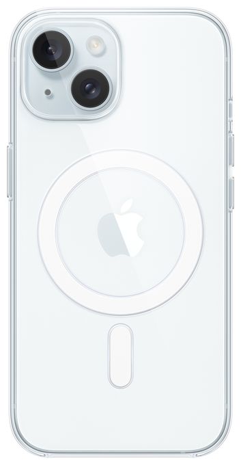 Cover für Apple iPhone 15  Clear Case mit MagSafe (Transparent) 