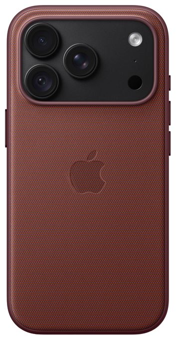 Cover für Apple iPhone 18 Pro  Funktionsgewebe Case mit MagSafe (Burgund) 