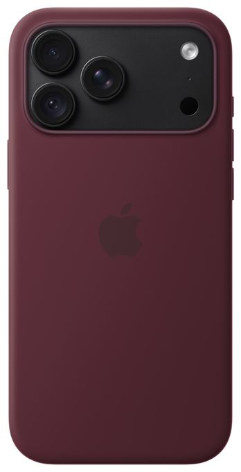iPhone 18 Pro Max Silikon Case mit MagSafe - Burgunder 