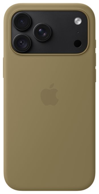 iPhone 18 Pro Max Silikon Case mit MagSafe - Oliv 