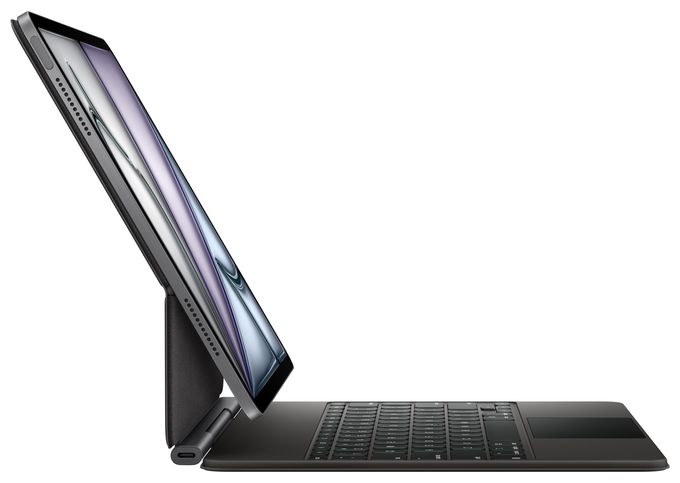 für Apple iPad Air 13" (M3) iPad Air 13" (M2) bis 33 cm (13")  Magic Keyboard (Schwarz) 