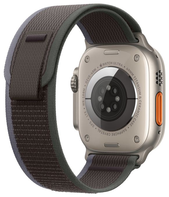 Armband M/L Apple Watch 44mm, 45mm, 49mm  MT623ZM/A (Schwarz, Blau) 