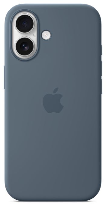 Cover für Apple iPhone 17  Silikon Case mit MagSafe (Blau) 