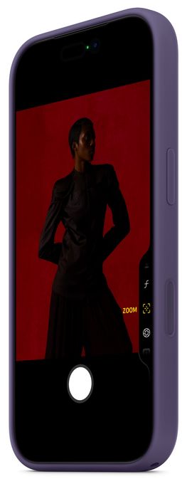 Cover für Apple iPhone 17 Pro  Silikon Case mit MagSafe (Violett) 