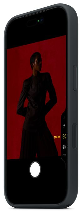 Cover für Apple iPhone 17 Pro  Silikon Case mit MagSafe (Schwarz) 