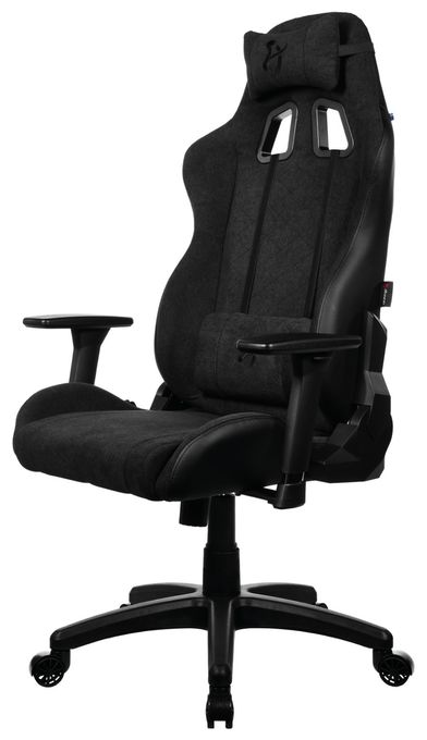 Gamingstuhl bis 120 kg (Schwarz) Avanti Soft Fabric 