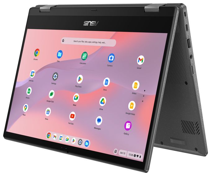 Full HD Notebook 35,6 cm (14 Zoll) 1920 x 1080 Pixel 128 GB eMMC ChromeOS MediaTek max. 2,05 GHz  Chromebook CM1402FM2A-EC0015 (Grau) 