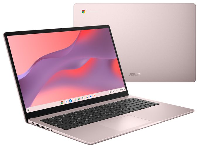 Full HD Notebook 39,6 cm (15.6 Zoll) 1920 x 1080 Pixel 128 GB eMMC ChromeOS MediaTek Kompanio max. 2,6 GHz  Chromebook CM1505CM4A-S70032 (Pink) 
