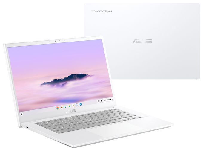 Full HD Notebook 35,6 cm (14 Zoll) 1920 x 1080 Pixel 256 GB UFS ChromeOS Intel® Core™ i5 max. 4,6 GHz  Chromebook Plus CX3402CVA-MW0347 (Weiß) 