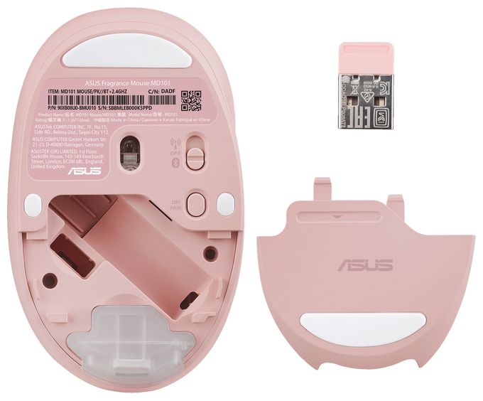 2400 DPI Haus Maus Optisch  Fragrance Mouse MD101 (Pink) 