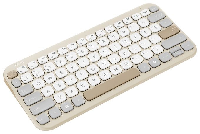 Home Tastatur Bluetooth  KW100 (Beige, Grau, Weiß) 