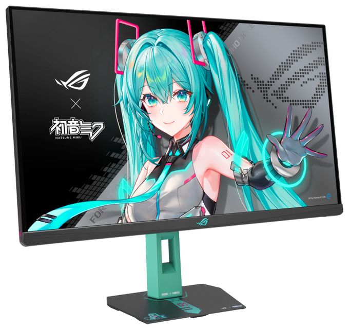 Quad HD Monitor 68,6 cm (27 Zoll) 16:9 1 ms 400 cd/m²  ROG Strix XG27ACMEG-G Hatsune Miku Edition (Mehrfarbig) 