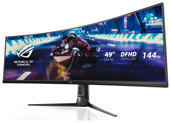 Full HD Monitor 124,5 cm (49 Zoll) 32:9 4 ms 450 cd/m²  ROG Strix XG49VQ (Schwarz) 