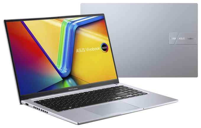 2K Ultra HD Notebook 39,6 cm (15.6 Zoll) 2880 x 1620 Pixel 512 GB SSD Intel® Core™ i9 max. 5,4 GHz  Vivobook 15 Oled X1505VA-MA921 (Silber) 