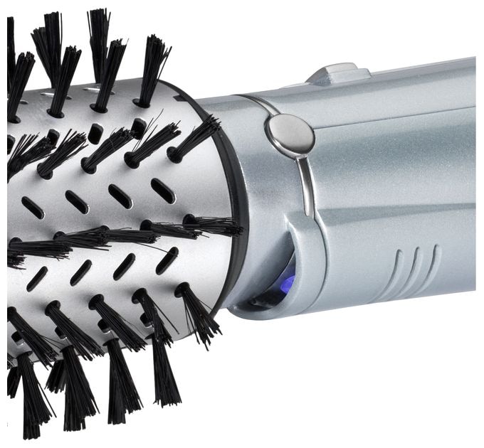 Warmluftbürste 700 W (Aqua-Farbe, Schwarz, Metallisch) AS773E Hydro Fusion Styler 
