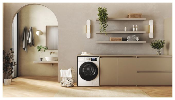 10 kg Frontlader Waschmaschine 1400 U/min AutoClean B6R08E Silence DE 