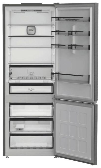 340 l / 150 l Kühl-Gefrierkombi freistehend NoFrost 152 kWh Jahr  BHK25494X8E (Edelstahloptik) 