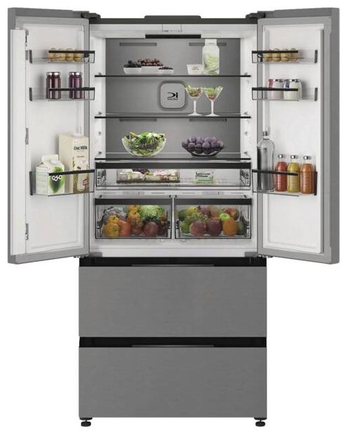 353 l / 157 l Kühl-Gefrierkombi freistehend NoFrost 210 kWh Jahr  KGDDNF182XLCIN (Edelstahl) 