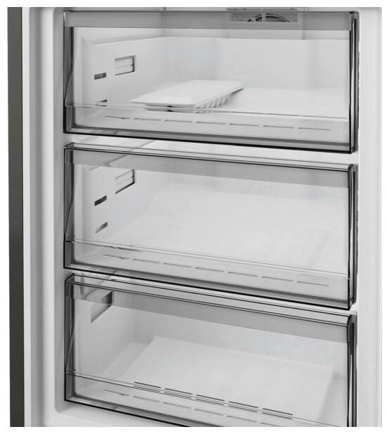 297 l / 118 l Kühl-Gefrierkombi freistehend NoFrost 118 kWh Jahr  KGDNF20AMDIN (Edelstahl) 