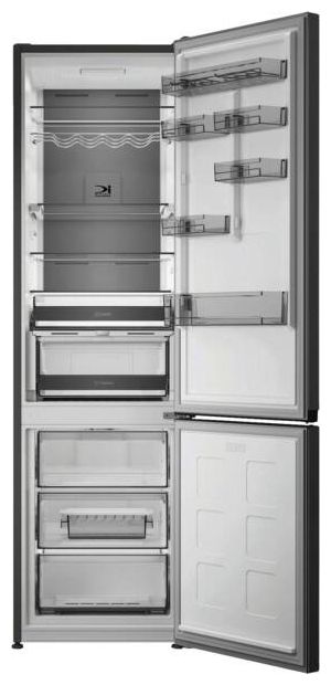 297 l / 118 l Kühl-Gefrierkombi freistehend NoFrost 214 kWh Jahr  KGDNF20CDBL (Edelstahl) 
