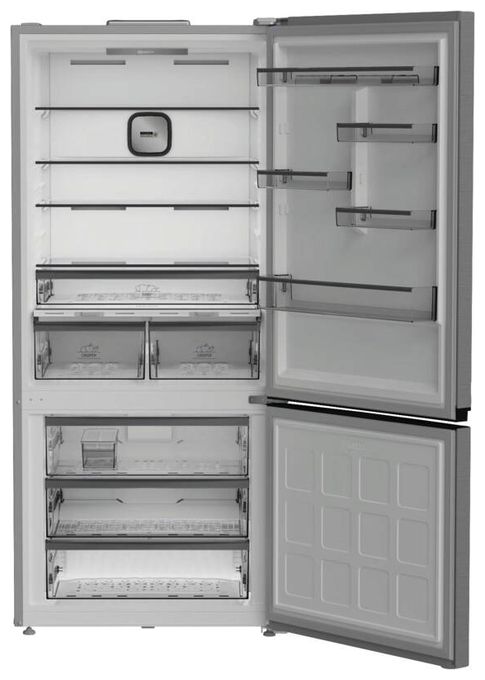 430 l / 185 l Kühl-Gefrierkombi freistehend NoFrost 214 kWh Jahr  KGDNF83XLCIN (Edelstahl) 