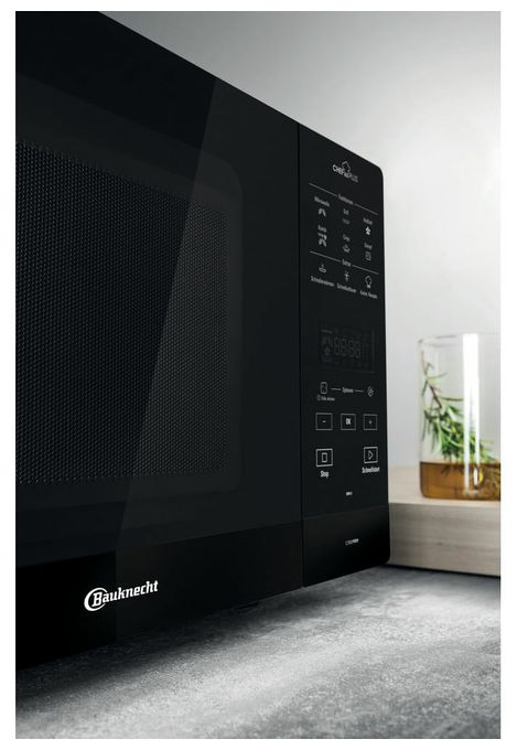 Freistehende Mikrowelle 800 W Größe: mittel 6 Stufen Dampfgaren Grill  MW49BL (Schwarz) 