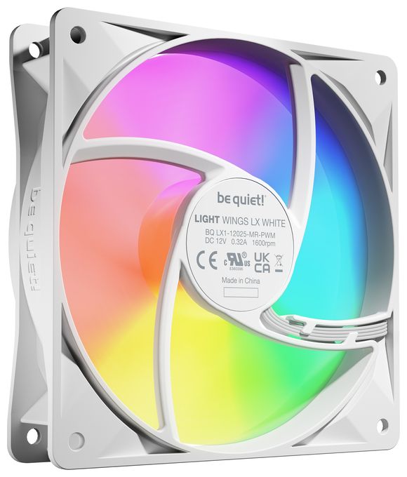 LIGHT WINGS LX 120mm PWM 3-Pack White 