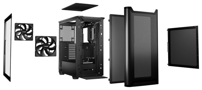 PURE BASE 501 Airflow Window Black 