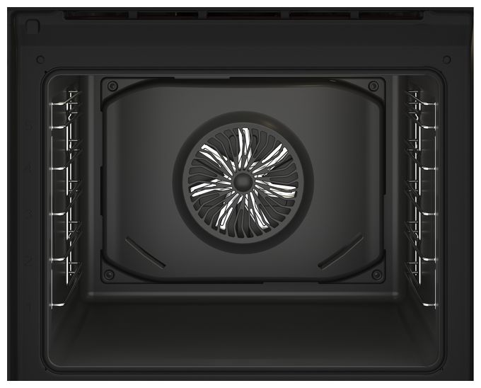 Herdset groß AutoClean SteamShine mit Glaskeramik Kochfeld BBUM17320B 