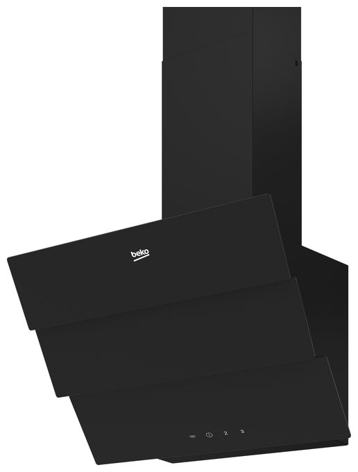 Abluft/Umluft Dunstabzugshaube/Esse Wand 60 cm (Schwarz) BHCA69642BH 