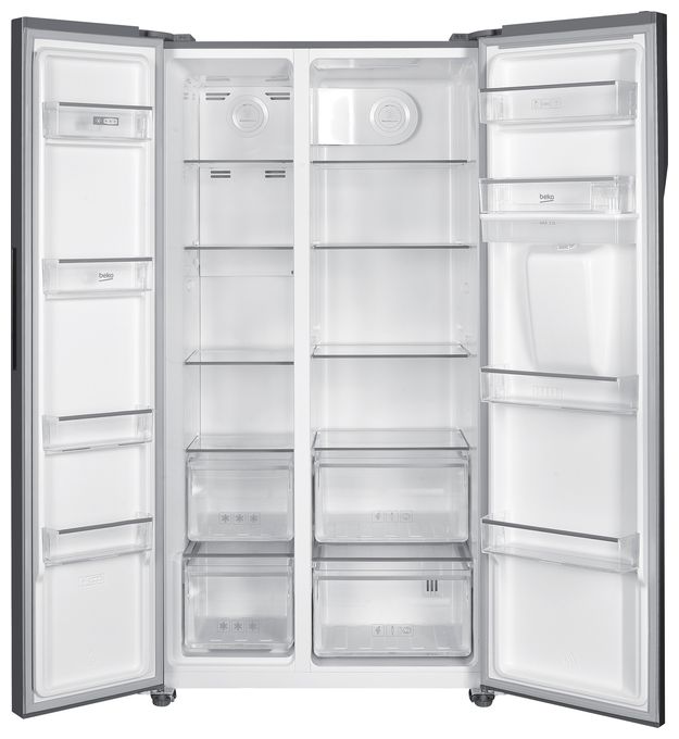 Side-by-Side Kühl-/ Gefrierkombination 344 l / 185 l 312 kWh NoFrost 1770 mm x 900 mm  GNO5322WDXPN (Edelstahl) 