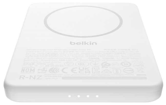 5000 mAh Powerbank USB Typ-C Kabelloses Laden  BoostCharge BPD010 (Weiß) 