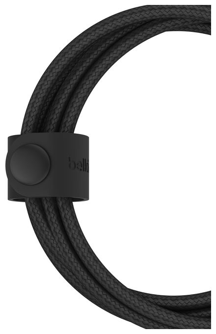 0,48 Gbit/s Stecker Rundkabel USB C auf USB C/Lightning bis 60 W 1,5 m  BoostCharge Pro (Schwarz) 