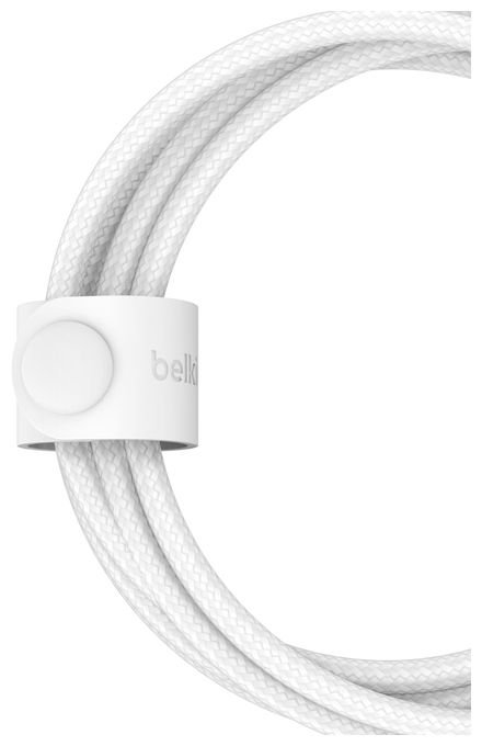 0,48 Gbit/s Stecker Rundkabel USB C auf USB C/Lightning bis 60 W 1,5 m  BoostCharge Pro (Weiß) 