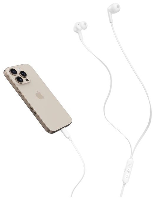 In-Ear Kopfhörer Kabelgebunden IPX5 USB Typ-C  SoundForm ANC (Weiß) 