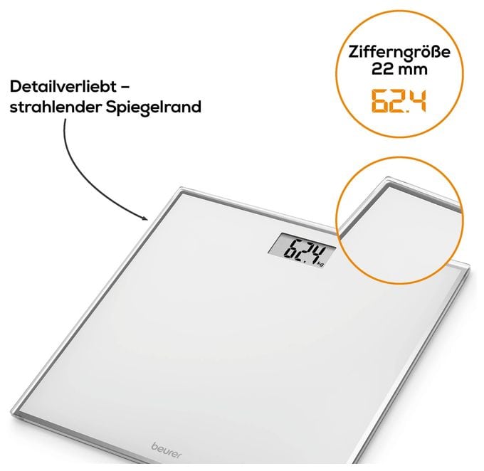 Elektronische Personenwaage bis 150 kg GS120 Kompakt 