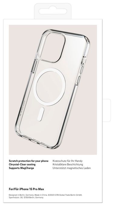 Cover für Apple iPhone 15 Pro Max  Mag Clear Case (Transparent) 