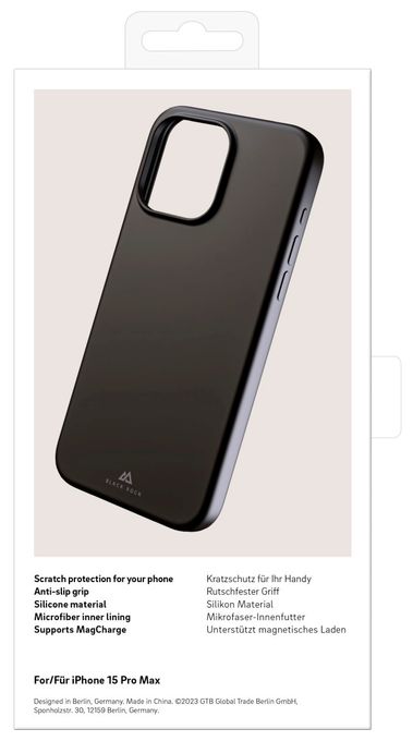 Cover für Apple iPhone 15 Pro Max  Mag Urban Case (Schwarz) 