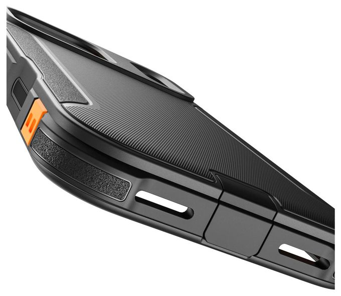 Cover für Apple iPhone 17 Pro Max  / 18 Pro Max  Ultra Robust (Schwarz, Orange) 