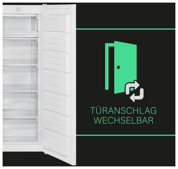 168 l Gefrierschrank 190 kWh Jahr NoFrost  GS7340 (Weiß) 