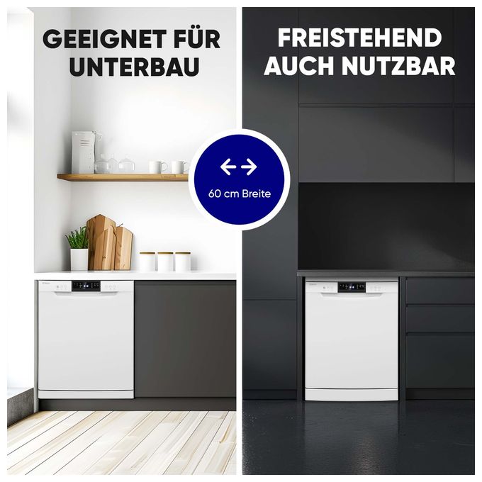 60 cm Geschirrspüler freistehend Leise 14 Maßgedecke GSP7419 