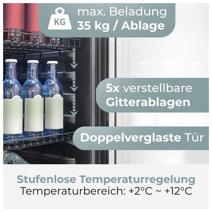 235 l Kühlschrank freistehend EEK: C 433 kWh Jahr  KSG7292 (Schwarz) 