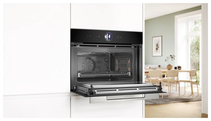 Einbaubackofen kompakt AutoClean Mikrowelle 3IN1SET100 (BDC7111B0 + CMG736AB1F) 