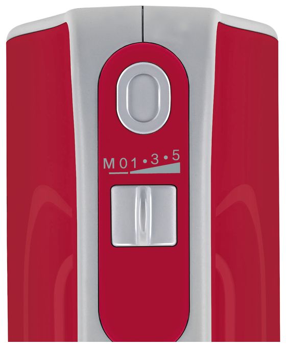 Handmixer 500 W 5 Stufen  MFQ40303 Styline Colour (Rot, Silber) 